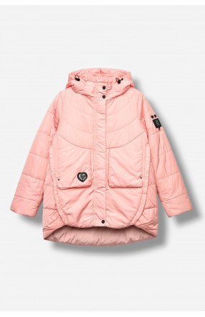 Куртка підліткова для дівчинки єврозима рожевого кольору SK-WM2273 207890C