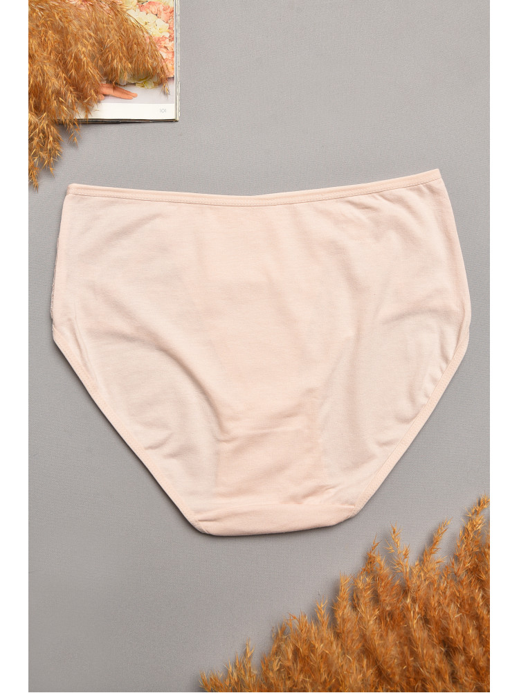Трусы женские полубатальные светло-розового цвета 79160 207899C