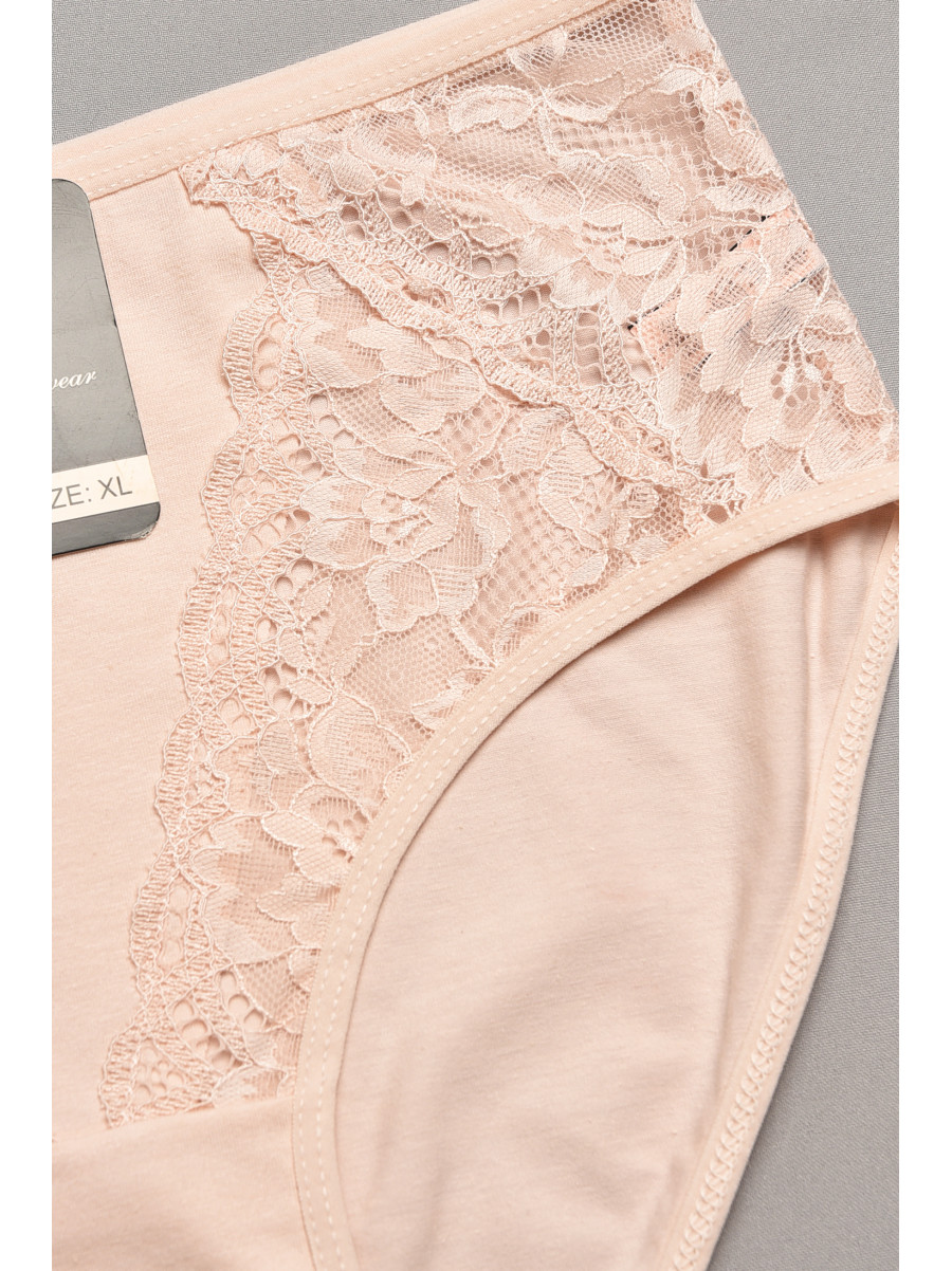 Трусы женские полубатальные светло-розового цвета 79160 207899C