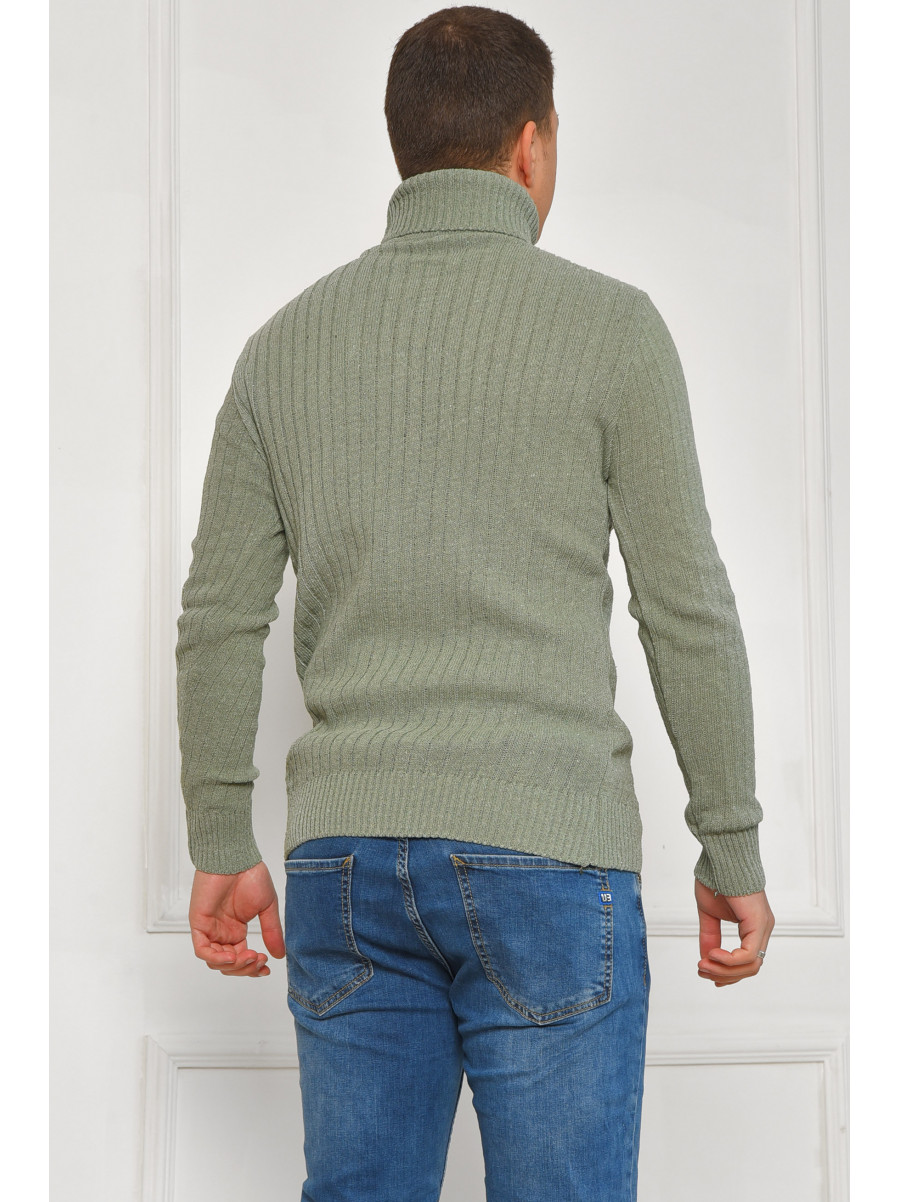 Гольф чоловічий однотонний акрил зеленого кольору 57115 207900C