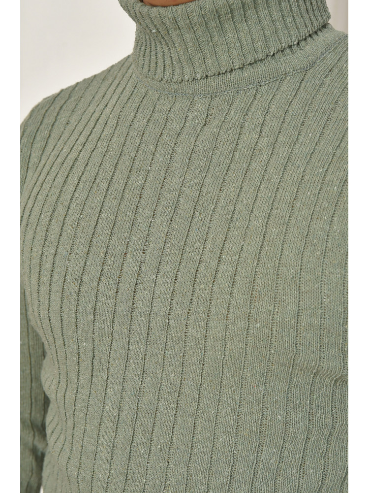 Гольф чоловічий однотонний акрил зеленого кольору 57115 207900C