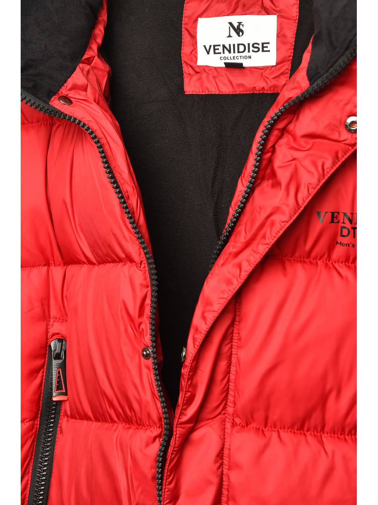 Куртка підліткова для хлопчика єврозима червоного кольору 89899 207901C