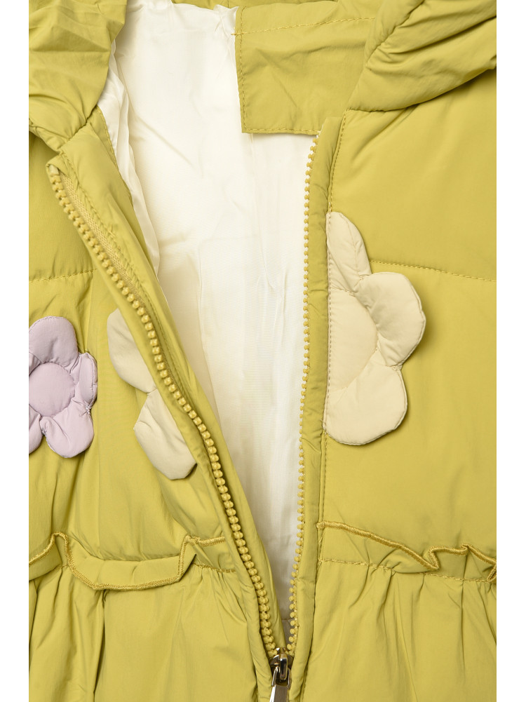 Куртка детская для девочки демисезонная салатового цвета 2317 207904C
