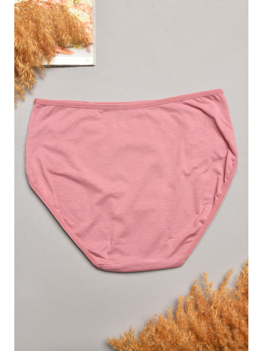 Трусы женские полубатальные темно-розового цвета 79160 207905C