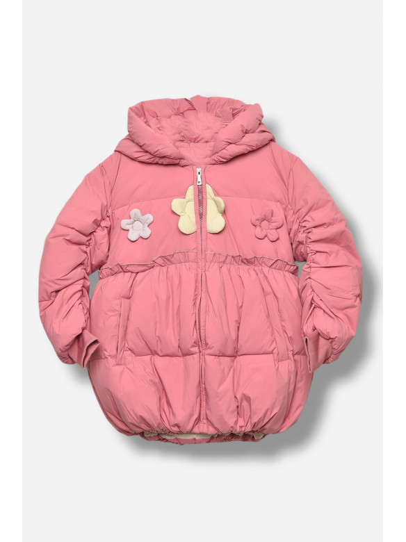 Куртка дитяча для дівчинки демісезонна рожевого кольору 2317 207909C