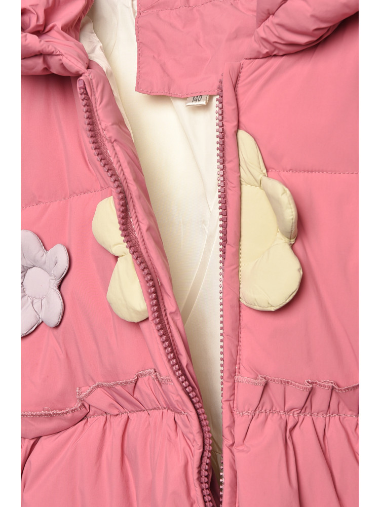 Куртка дитяча для дівчинки демісезонна рожевого кольору 2317 207909C