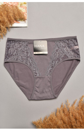 Трусы женские полубатальные темно-лилового цвета 79160 207914C