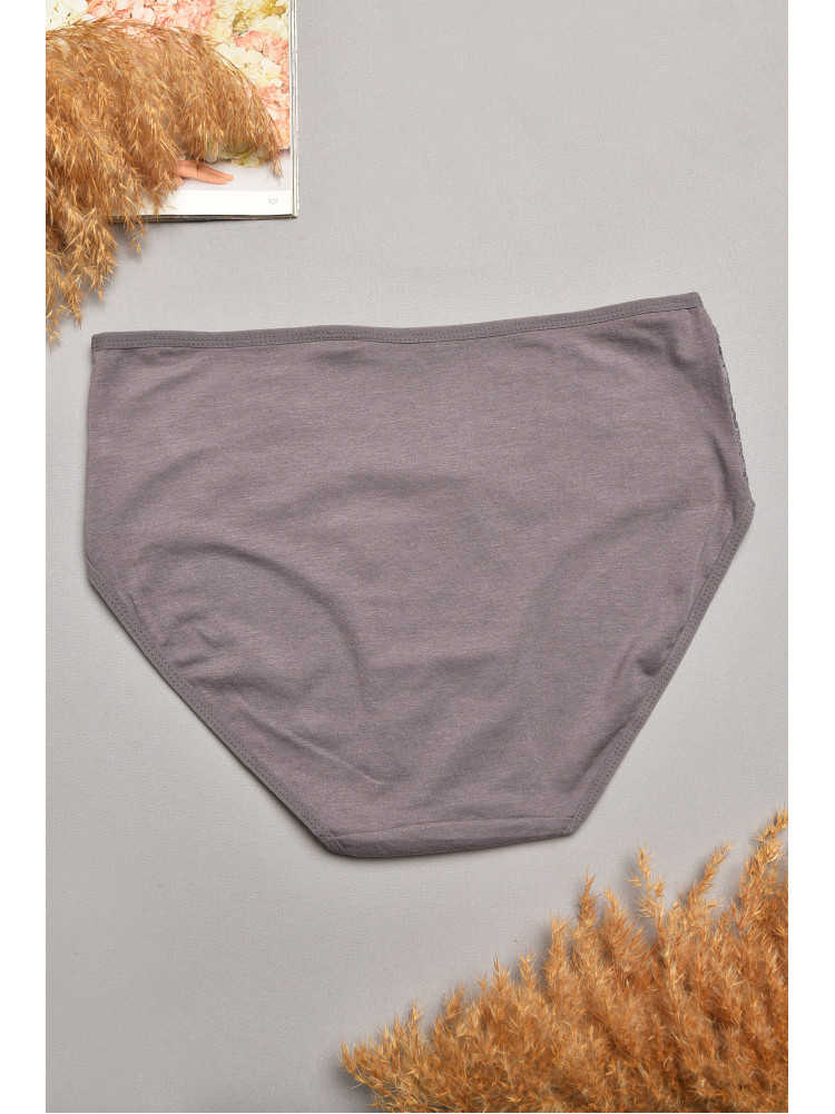 Трусы женские полубатальные темно-лилового цвета 79160 207914C