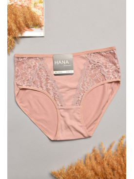 Трусы женские полубатальные пудрового цвета 79160 207921C