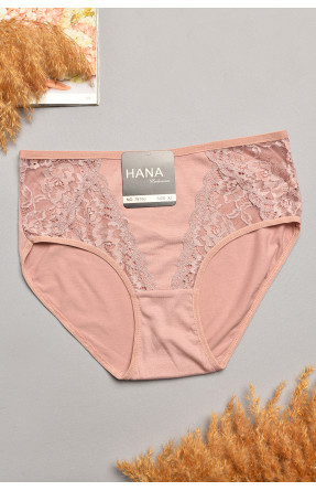 Трусы женские полубатальные пудрового цвета 79160 207921C