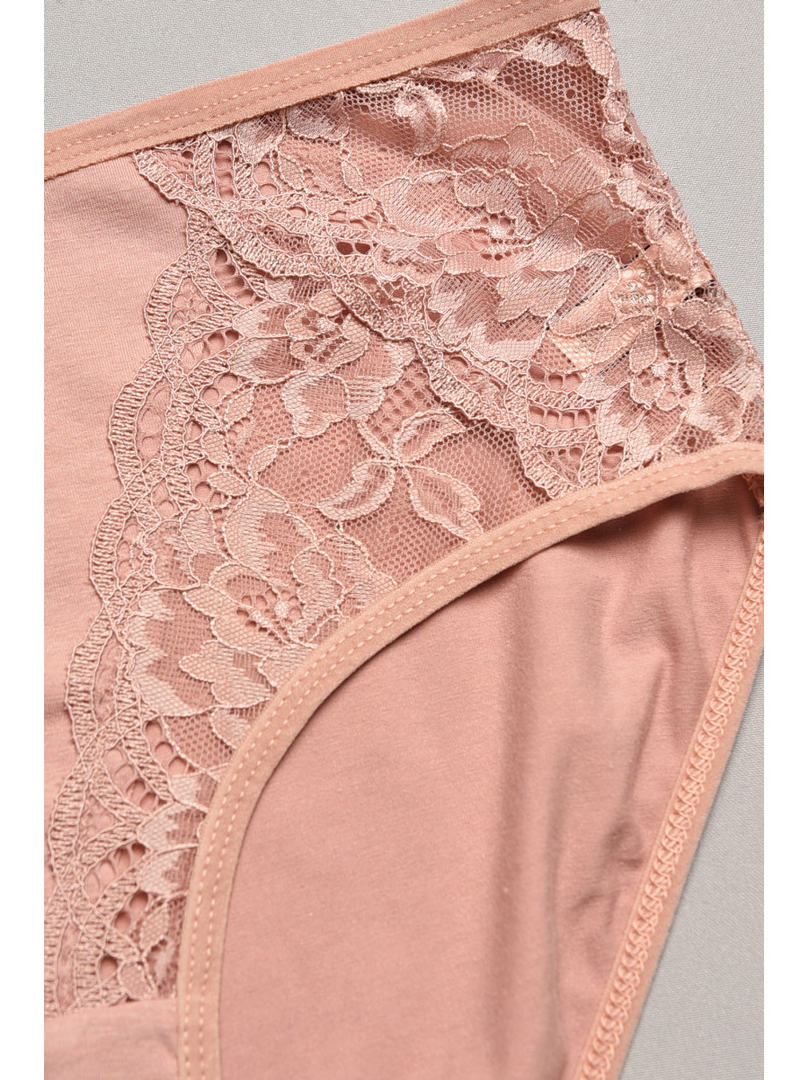 Трусы женские полубатальные пудрового цвета 79160 207921C