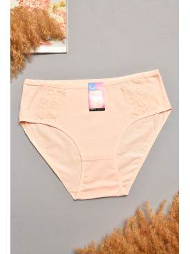 Трусы женские полубатальные персикового цвета 018 207925C
