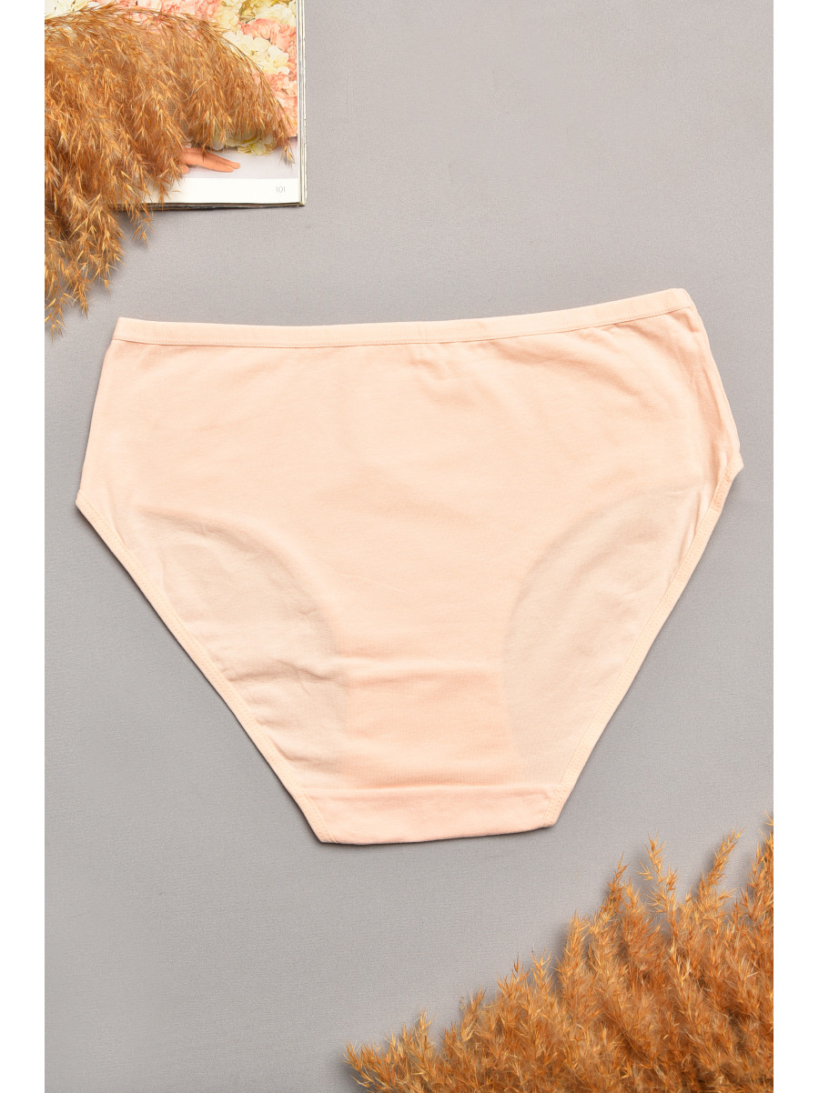 Трусы женские полубатальные персикового цвета 018 207925C