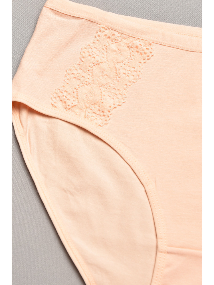 Трусы женские полубатальные персикового цвета 018 207925C