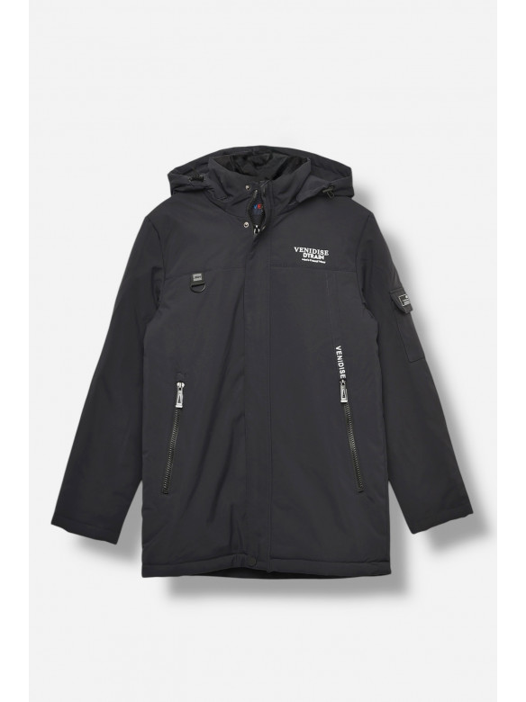 Куртка дитяча для хлопчика єврозима темно-синього кольору 89172 207929C