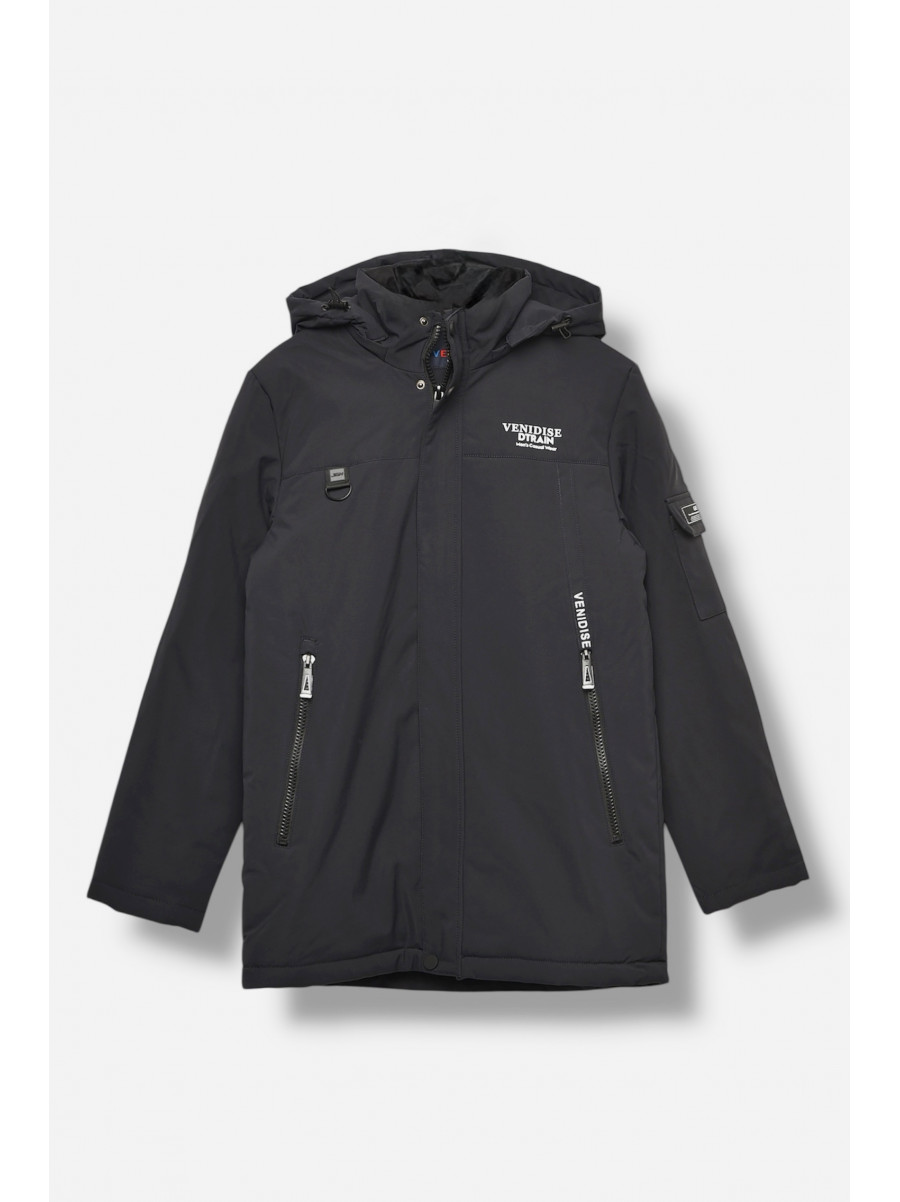 Куртка дитяча для хлопчика єврозима темно-синього кольору 89172 207929C