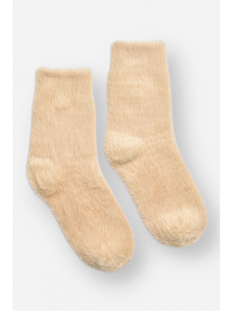 Носки женские норка бежевого цвета с553 207935C