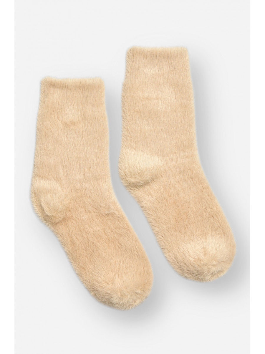 Носки женские норка бежевого цвета с553 207935C
