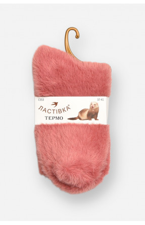 Носки женские норка розового цвета с553 207937C Носки женские норка розового цвета с553 207937C