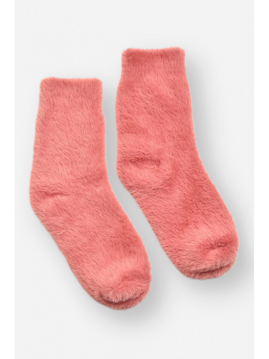 Носки женские норка розового цвета с553 207937C