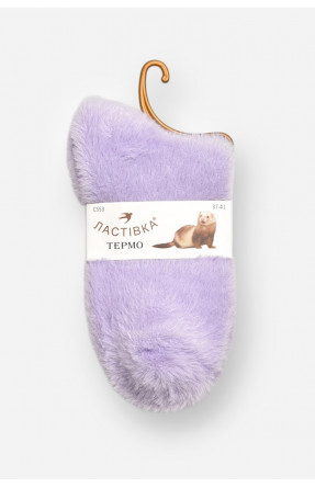 Носки женские норка фиолетового цвета с553 207938C Носки женские норка фиолетового цвета с553 207938C
