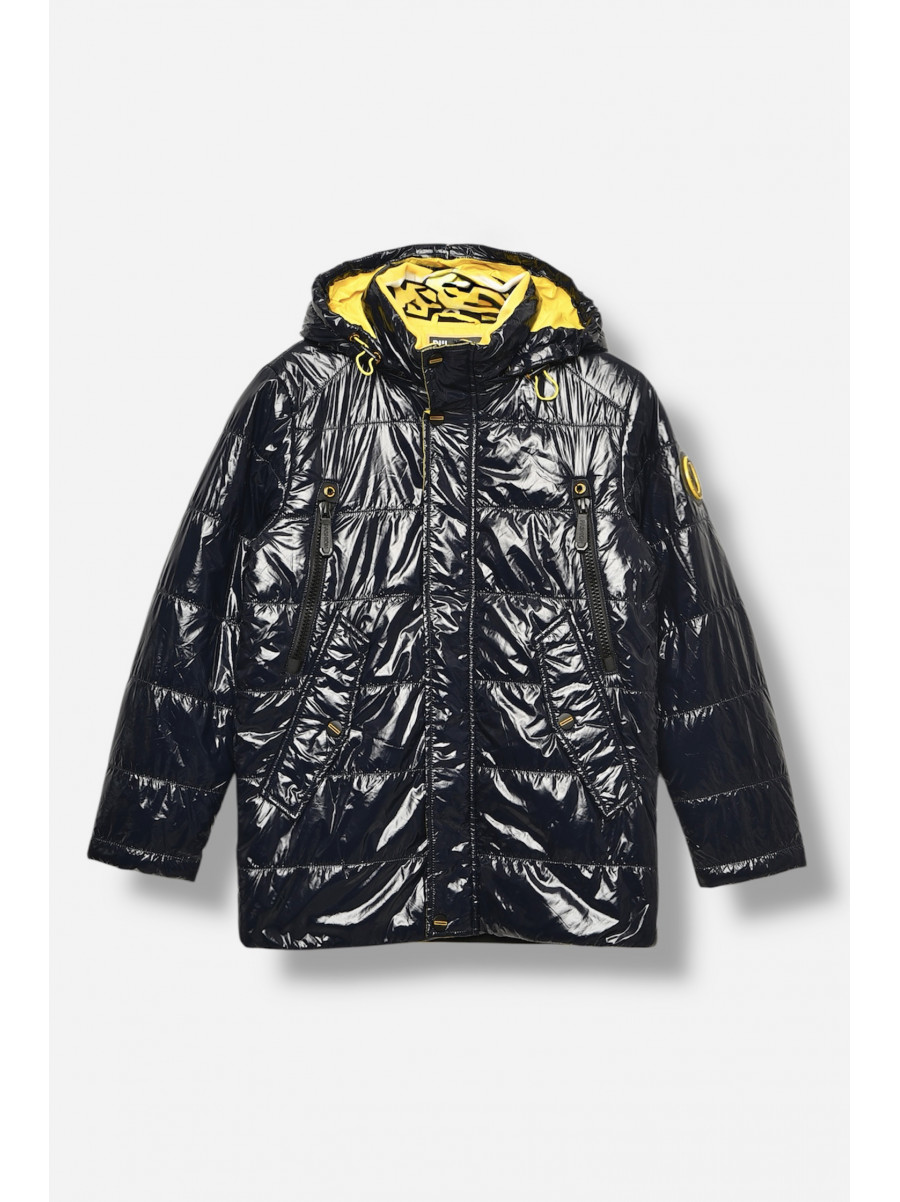 Куртка підліткова для хлопчика демісезонна темно-синього кольору 89188 207940C