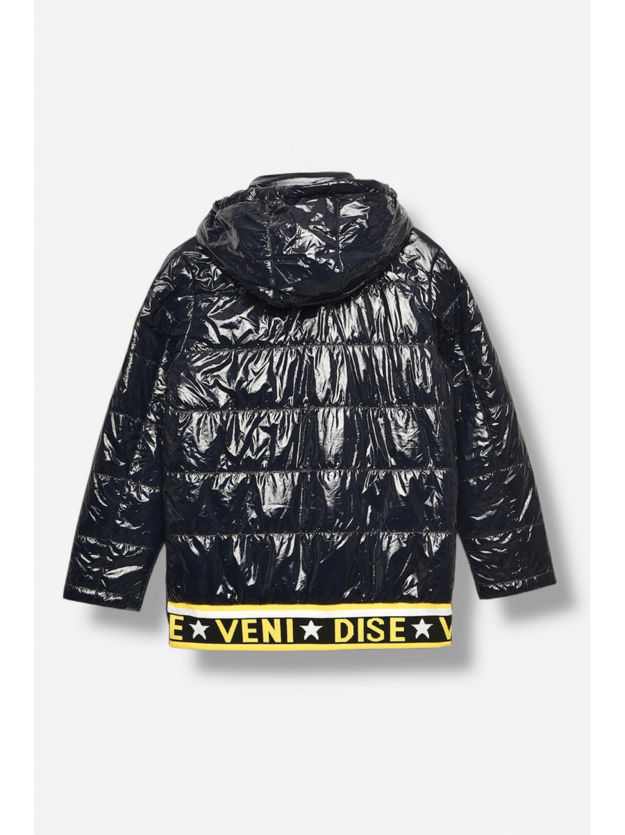 Куртка підліткова для хлопчика демісезонна темно-синього кольору 89188 207940C