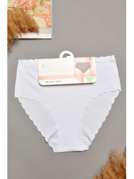 Труси жіночі напівбатальні білого кольору 9725 207943C Труси жіночі напівбатальні білого кольору 9725 207943C
