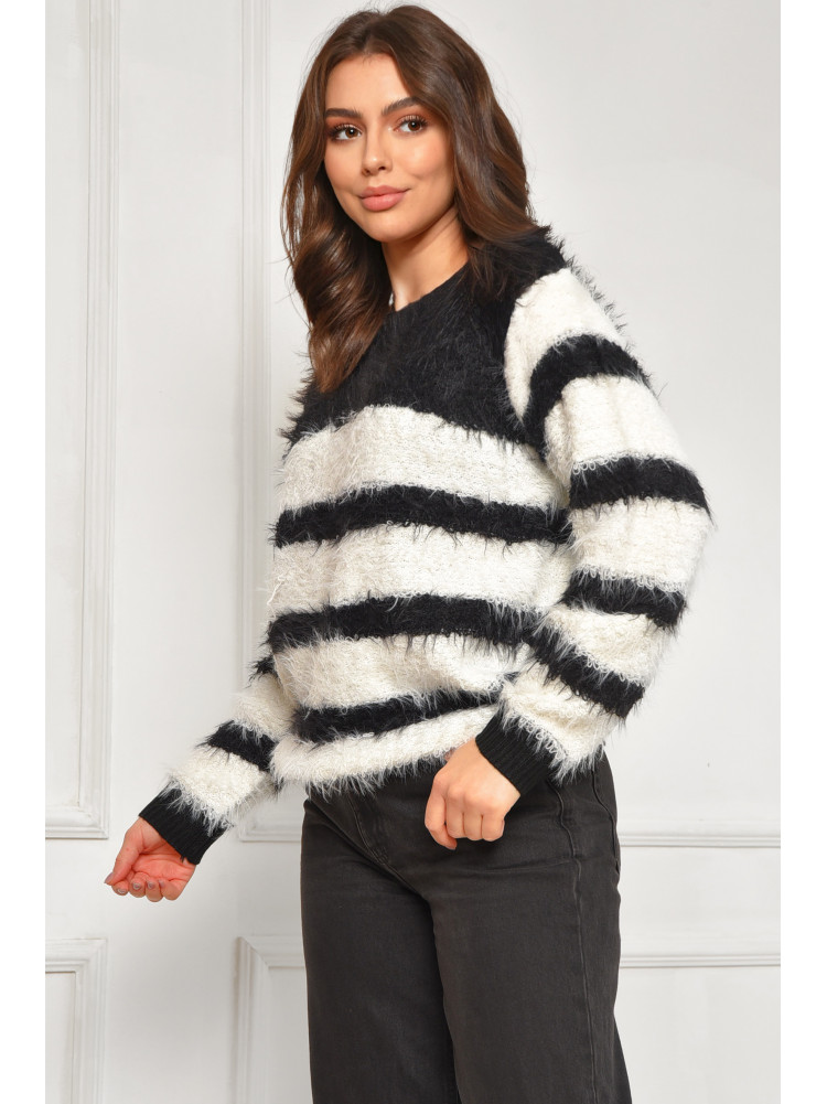 Свитер женский травка черного цвета а5333 207946C