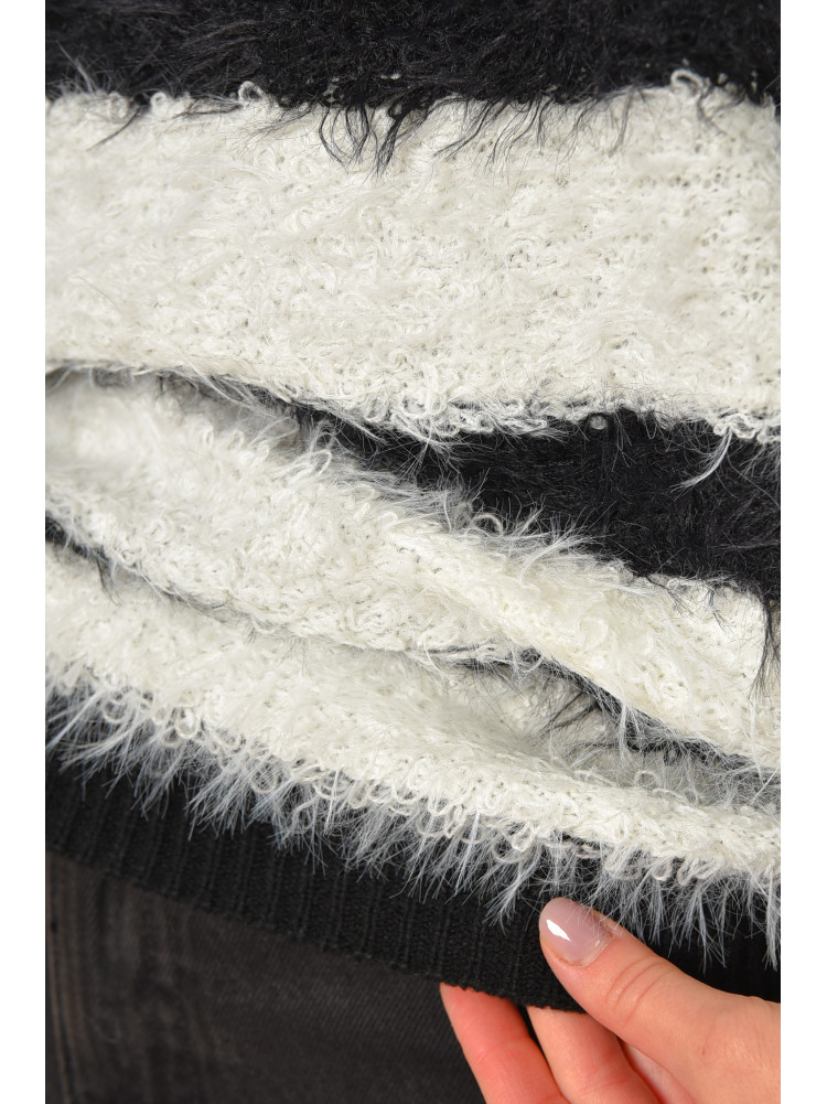 Свитер женский травка черного цвета а5333 207946C