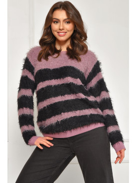 Светр жіночий травка фіолетового кольору а5333 207949C