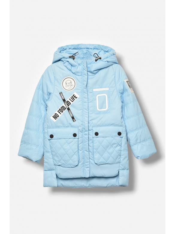 Куртка дитяча для дівчинки демісезонна блакитного кольору 2079 207950C