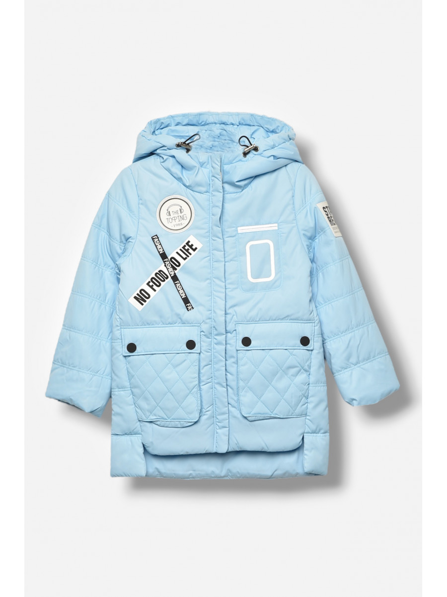 Куртка дитяча для дівчинки демісезонна блакитного кольору 2079 207950C