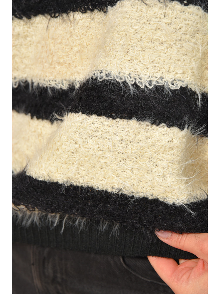 Свитер женский травка черного цвета а5333 207951C