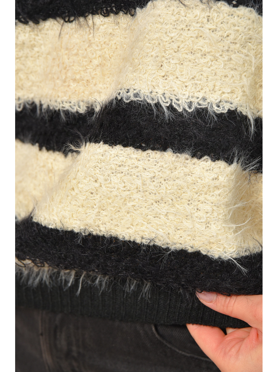 Свитер женский травка черного цвета а5333 207951C