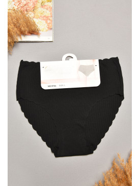 Трусы женские полубатальные черного цвета 9725 207952C