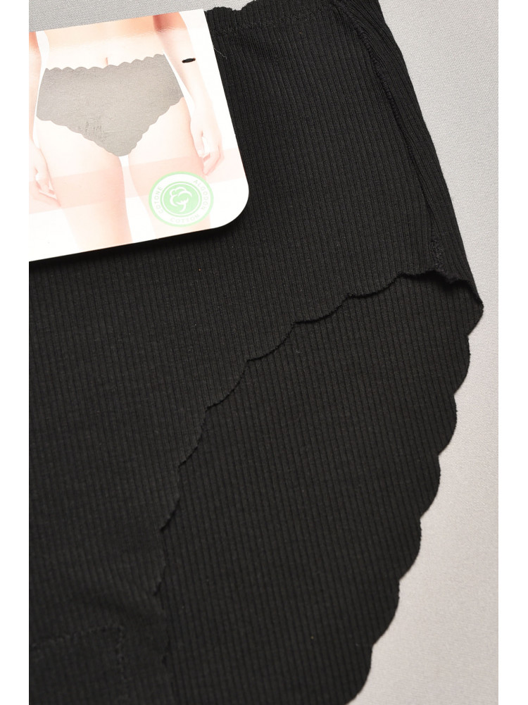 Трусы женские полубатальные черного цвета 9725 207952C