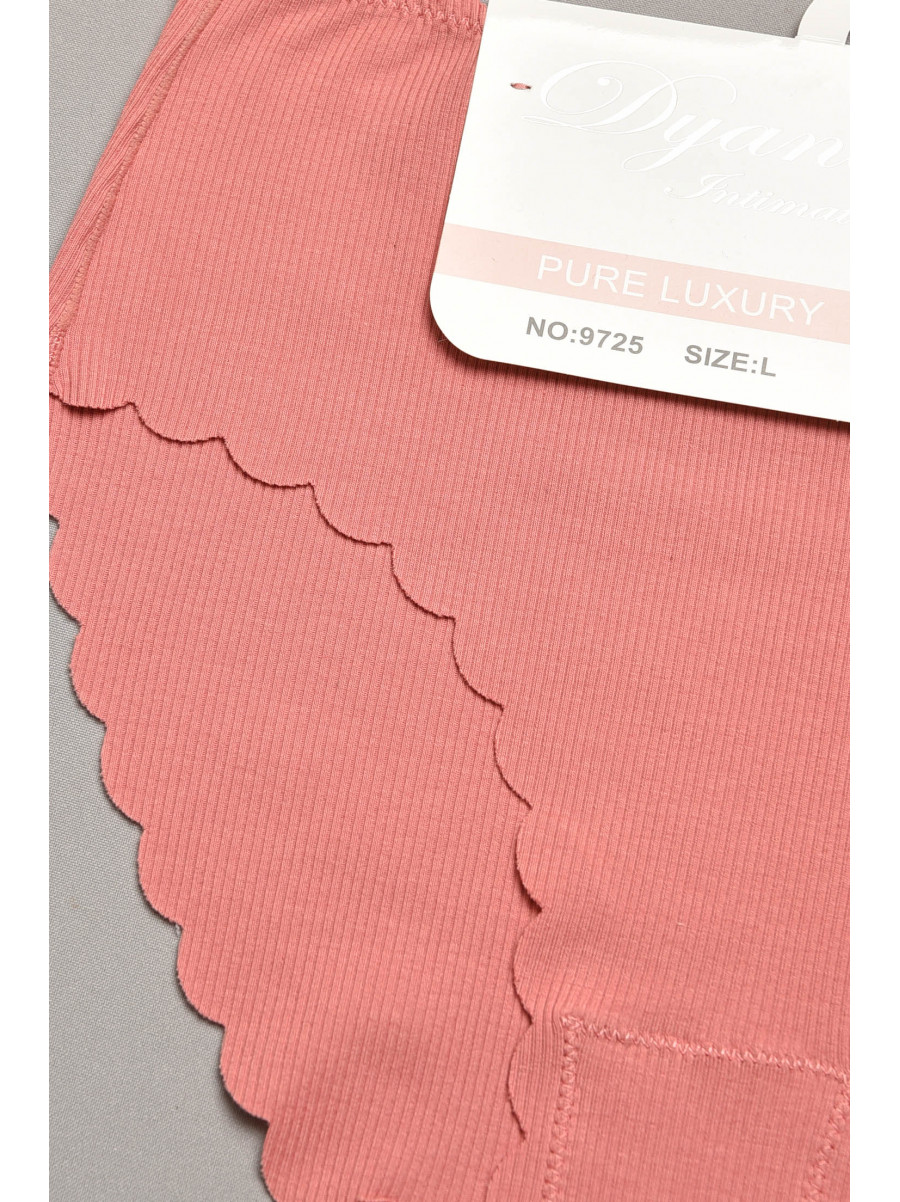 Трусы женские полубатальные темно-розового цвета 9725 207955C