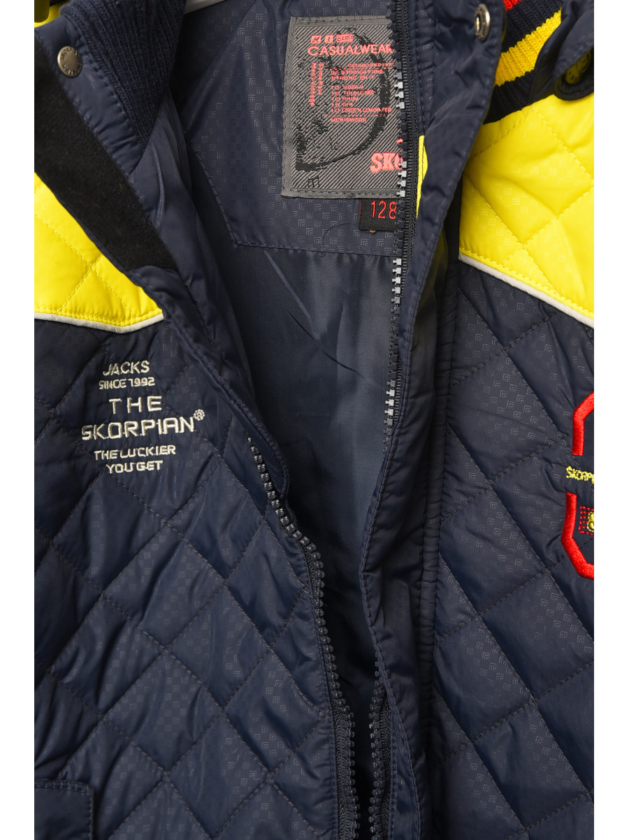 Куртка дитяча для хлопчика демісезонна синього кольору 8111 207956C