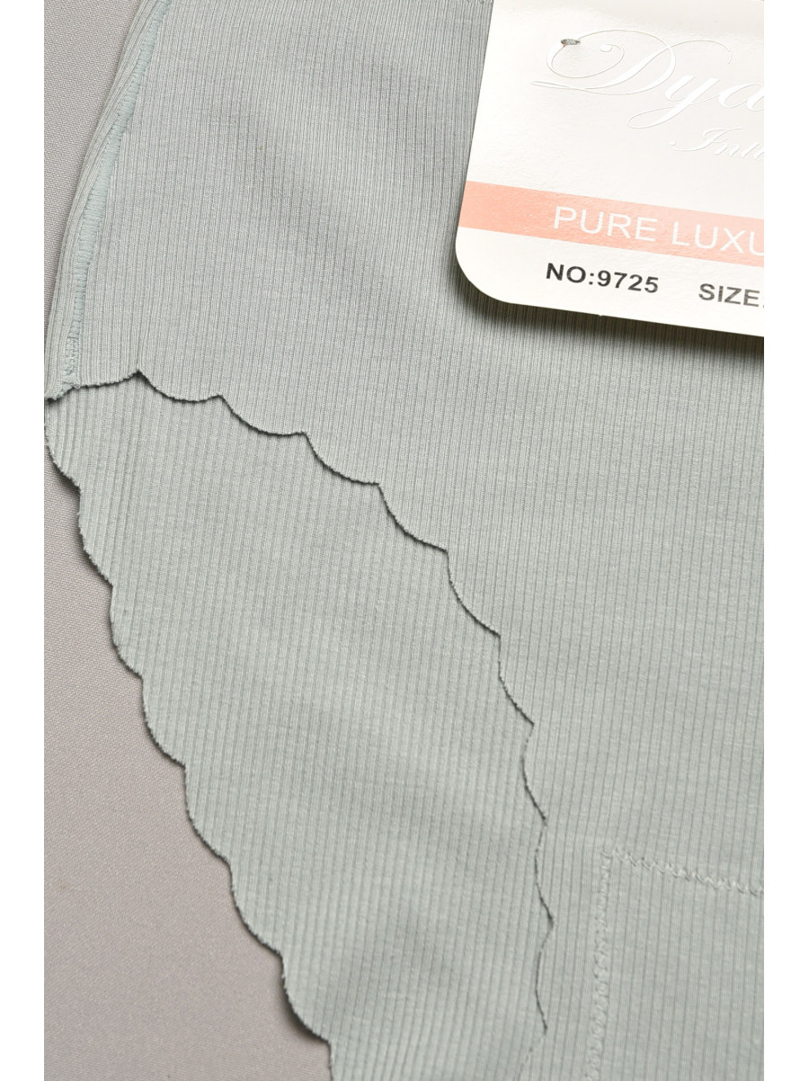 Трусы женские полубатальные серого цвета 9725 207958C