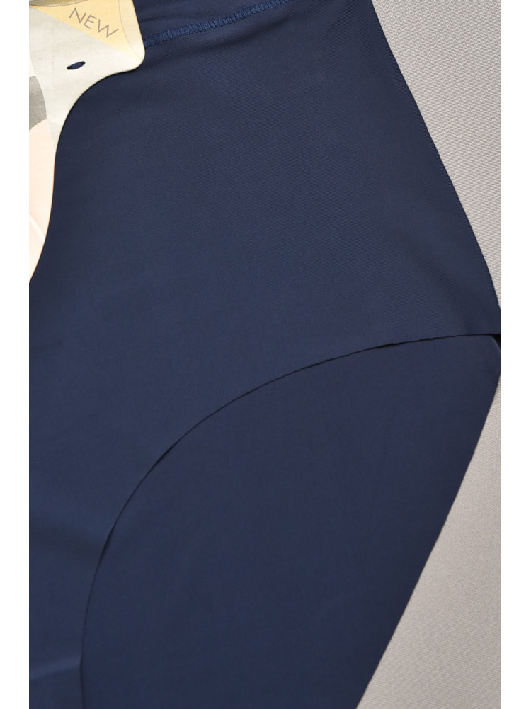 Трусы женские полубатальные синего цвета 38294 207959C