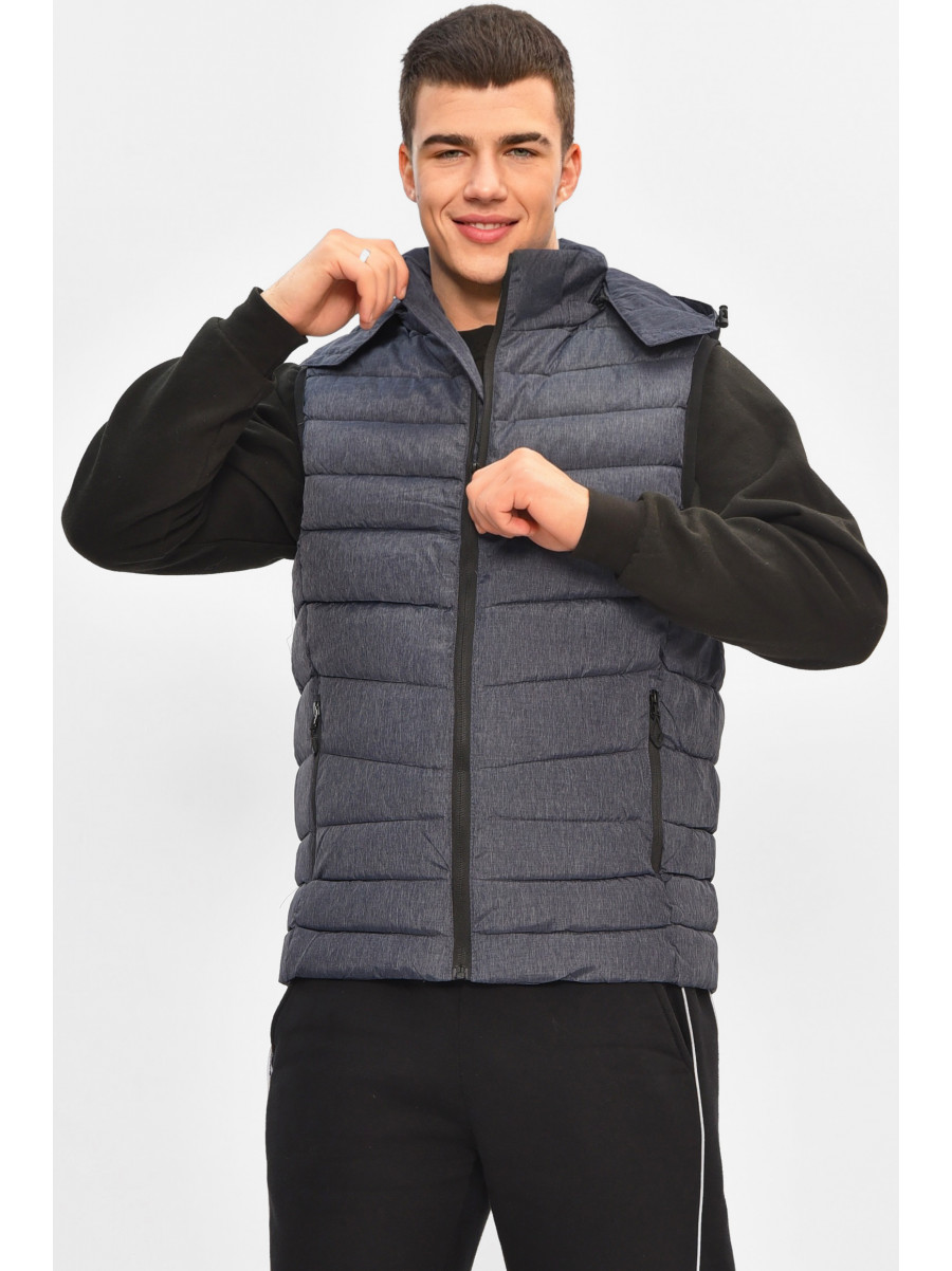 Жилетка чоловіча демісезонна темно-синього кольору 2322 207960C