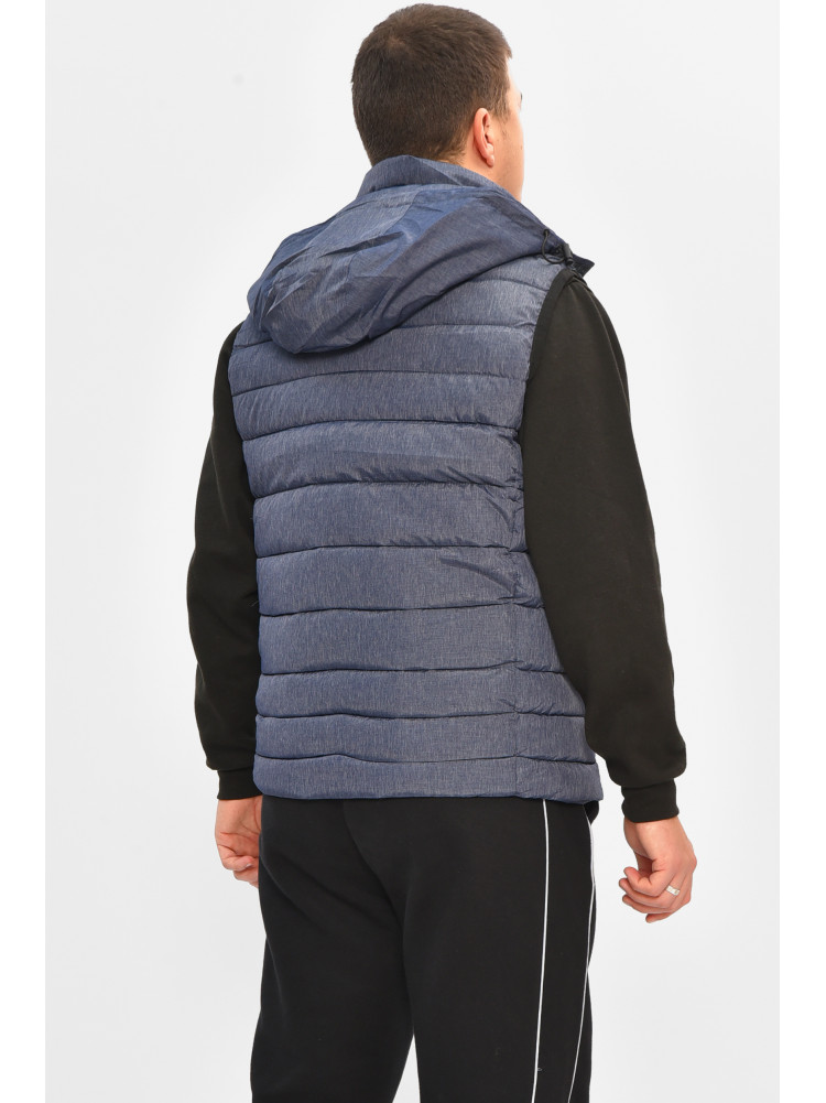 Жилетка чоловіча демісезонна синього кольору 2322 207961C