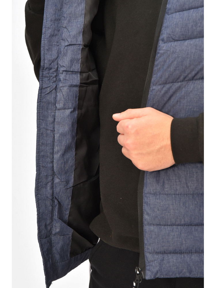 Жилетка чоловіча демісезонна синього кольору 2322 207961C