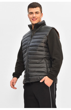 Жилетка мужская демисезонная черного цвета 32-1 207968C