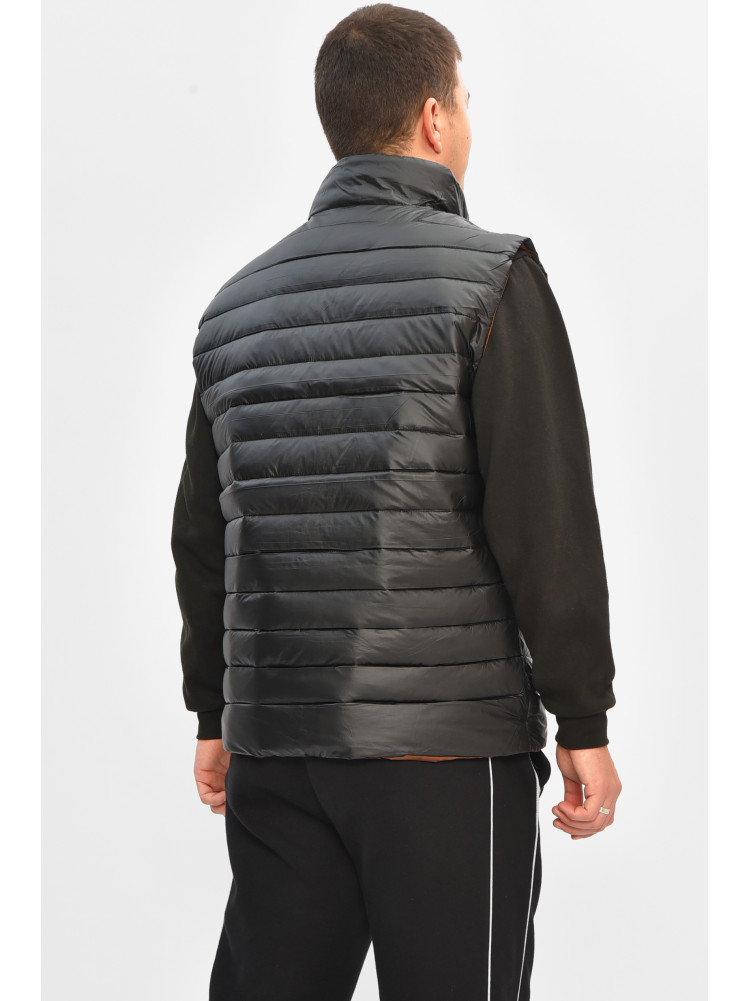 Жилетка чоловіча демісезонна чорного кольору 32-1 207968C