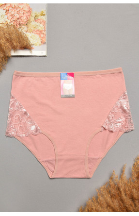 Трусы женские полубатальные розового цвета 097 207969C