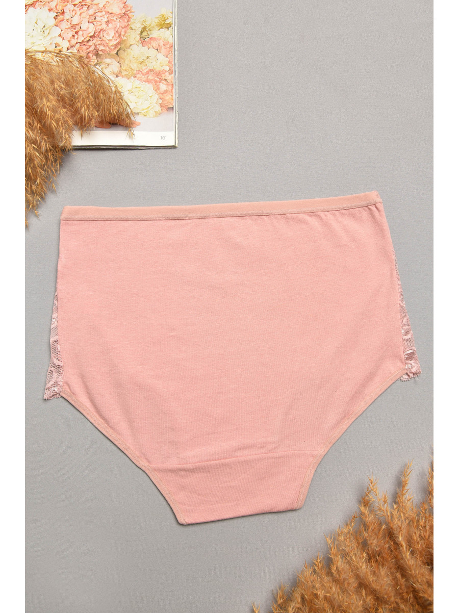 Трусы женские полубатальные розового цвета 097 207969C
