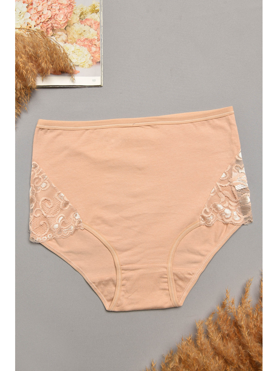 Трусы женские полубатальные бежевого цвета 097 207970C