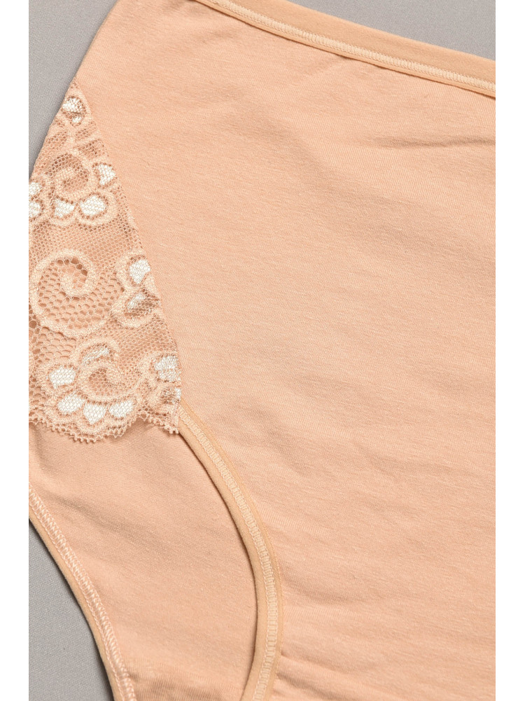 Трусы женские полубатальные бежевого цвета 097 207970C